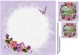 8x8 Afternoontea in the Flower Garden Insert Plate
