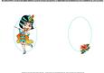 Frieda Flapper is Fabulous Orange/blue Insert