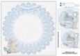 8x8 New Baby Boy Insert Plate