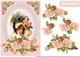 Beautiful Vintage Lady with Vintage Roses