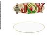 Large Dl Jeweled Joy Christmas Insert