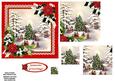 Traditional Vintage Christmas Pyramid Red