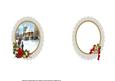 Red Green and Gold Vintage Christmas Side Stacker Insert