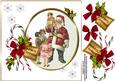 8x8 Vintage Santa with Children