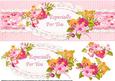 Lace Doily with Flowers Large Dl 1