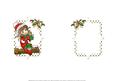 Girl with Kitten Christmas Insert