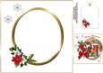 8x8 Vintage Christmas Postman Insert Plate