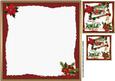 8x8 Jingle All the Way with Vintage Santa Insert Plate