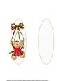 Gingerbread Girl Christmas Large Dl Insert