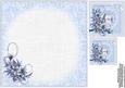 8x8 Family of Penguins Winter Scene Insert Plate