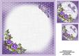 8x8 Lavender Roses Insert Plate