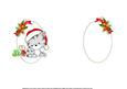 Christmas Kitty Kisses Green Insert