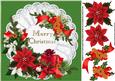 8x8 Christmas Flowers and Gift Green