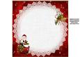 8x8 Santa Has a Cupcake for You Insert Plate