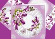 8x8 Flowers on Triple Frill Mat