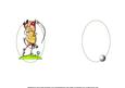Cartoon Golfer Over the Edge Insert