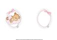 Beary Sweet New Baby Girl Insert