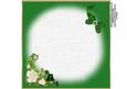 8x8 Flowers for St Patrick's Day Insert Plate