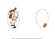 Baseball Birthday Red Insert