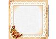8x8 Autumn Roses at the Rustic Cottage Mini Kit Insert