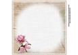 8x8 Shabby Chic Music and Roses Insert Plate