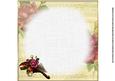 8x8 Violin with Roses Mini Kit Insert Plate