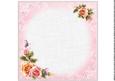 8x8 Shimmering Roses Anniversary Insert Plate