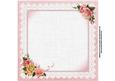 8x8 Elegant Vintage Lady and Edwardian Roses Mini Kit Insert