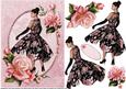 Lady of Fashion with Roses