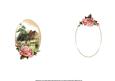 Vintage Cottage with Roses Pyramid Insert