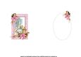 Christmas Church Scene Pink Insert