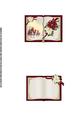 Open Book Christmas Topper Three Wise Men Red Insert