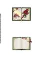 Open Book Christmas Topper Three Wise Men Green Insert