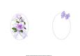 Flowers Bows and Butterflies (lavender) Insert