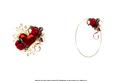 Drama Roses with Fancy Heart Shaped Pyramid Insert