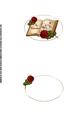 Open Book Roses for My Valentine Insert