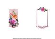 Spring Roses with Butterflies Quick Card Insert