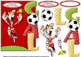 Over the Edge Football Birthday Goal Red