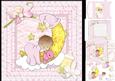 8x8 Afro American Baby Girl Moon Mini Kit