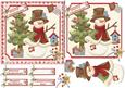 Countrychristmas Patchwork Snowman Quick Card