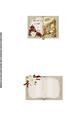 Unto Us a Child is Born Open Book Topper Cream Insert