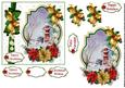 Christmas Water Pump Watercolour Scene Quick Card