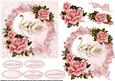 Swans and Roses Anniversary Quick Card