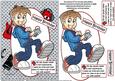Teen Boy Starts His Day Backwards Quick Card