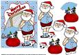 Santa Loves Football Man City Blue