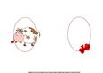 I Love Moo Valentine Insert