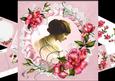 8x8 Vintage Lady with Roses Mini Kit