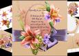 8x8 Downton Lilies for Mum or Mom Mini Kit