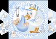 8x8 Welcome New Baby Boy Mini Kit