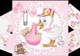 8x8 Welcome New Baby Girl Mini Kit